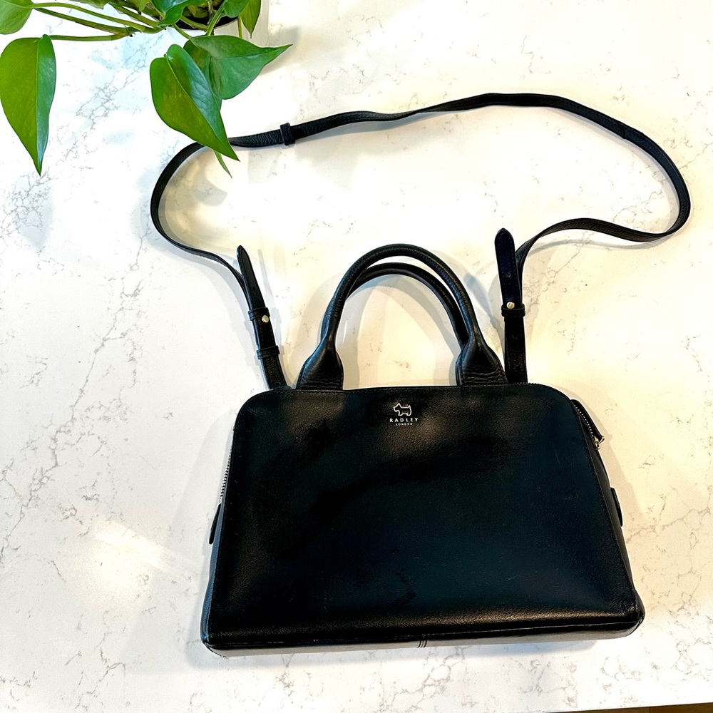 Black Leather Handbag